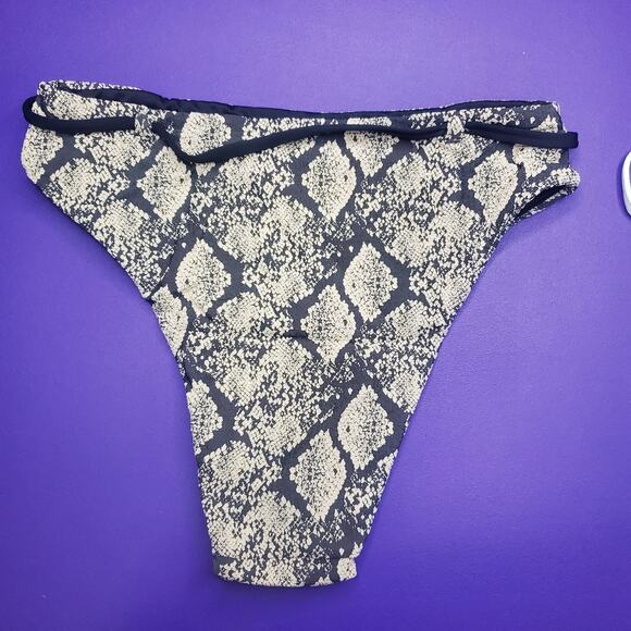 Andie The Riviera High Waisted Swim Bottom in Snake, Women's Size Small Bikini - Picture 9 of 9